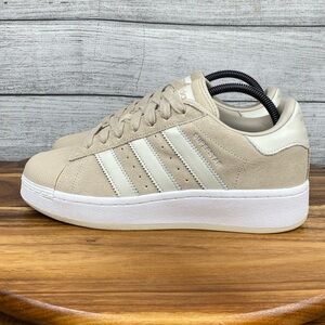 adidas Superstar XLG Wonder Beige Cloud White Sneaker IE2989 Women Shoe Size 8.5